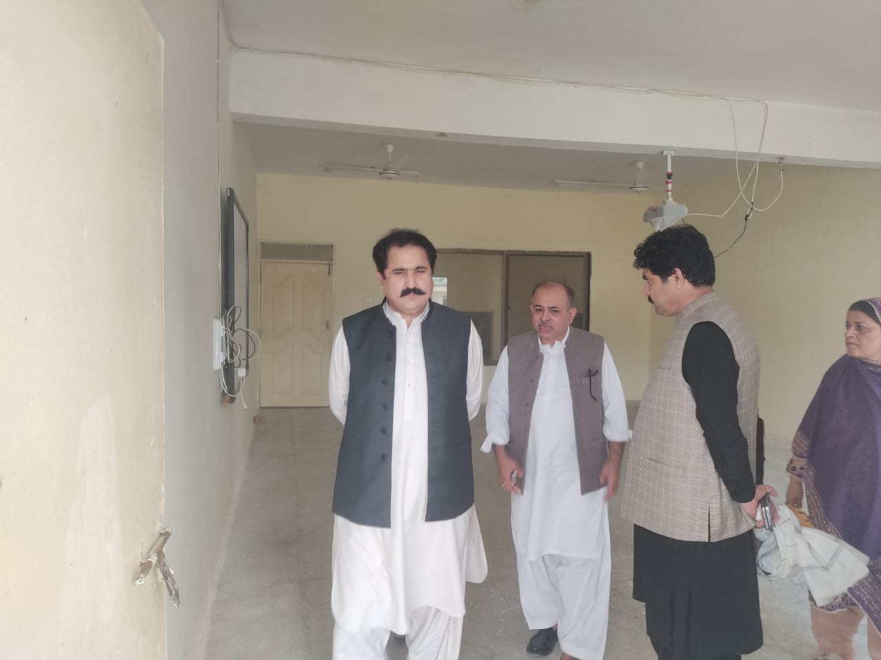 Visit of Federal Minister to OPF Public School, Hangu